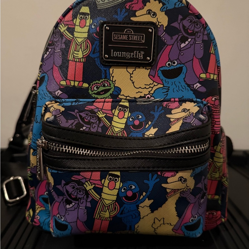 Loungefly Sesame Street Multicolor Backpack